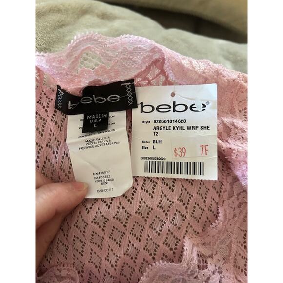 Bebe Lot of 2 Tops Women’s Size L Y2K NWT - Picture 8 of 8